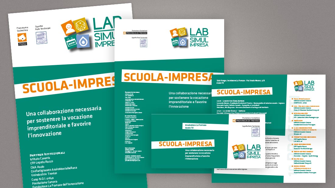 LAB Simulimpresa: locandina, banner, invito evento